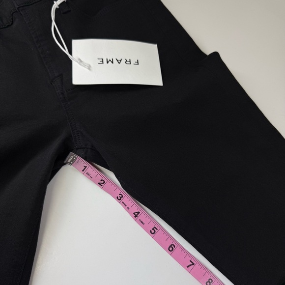 Frame Le High Skinny Crop Jeans Womens 24 Black NWT - Picture 13 of 14